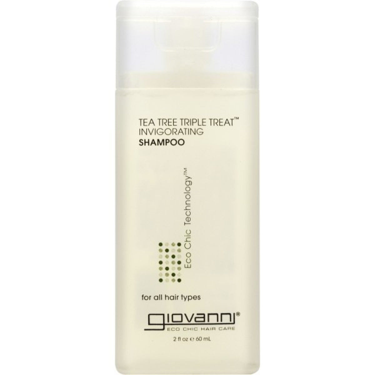 Giovanni Hair Shampoo Tea Tree Triple Treat Invigorating For All Hair Types, 2 Oz